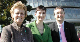 Caroline, Dee and Mike