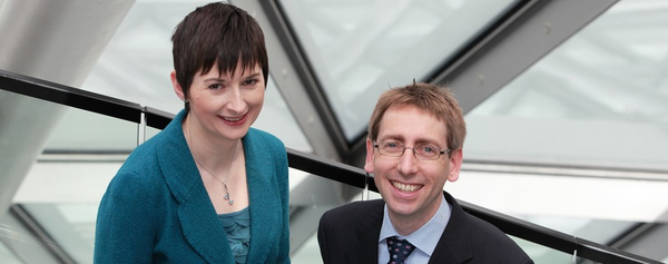 Caroline Pidgeon and Stephen Knight