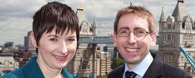 Caroline Pidgeon and Stephen Knight