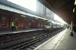 Train Approaching London Bridge Station (photography: Season Prater)