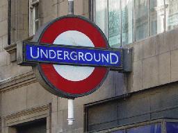 London Undergound Tube station sign