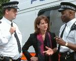 Lynne Featherstone and police